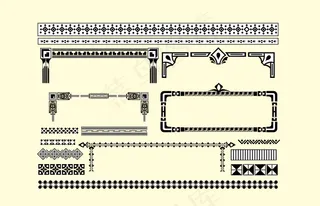 矢量边框 素材