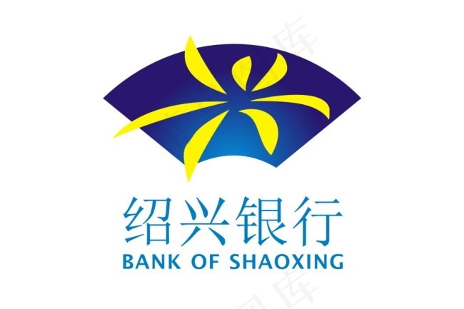 绍兴银行标志logocdr矢量模版下载