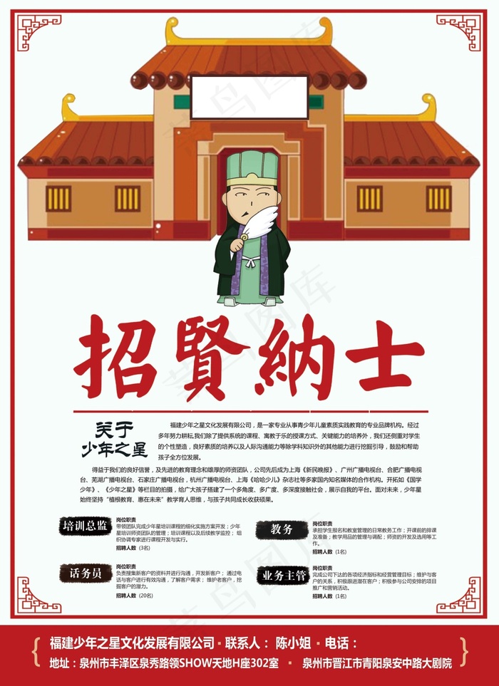 招聘海报(5031X6921(DPI:300))psd模版下载