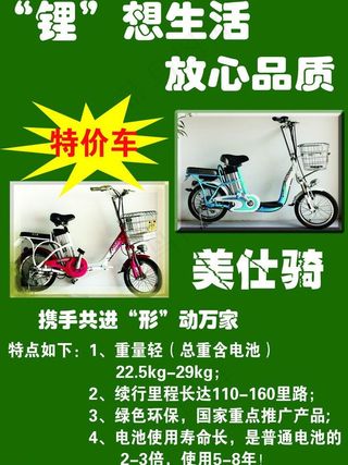 美仕骑电动车图片