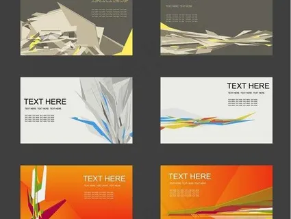 时尚简洁名片图片