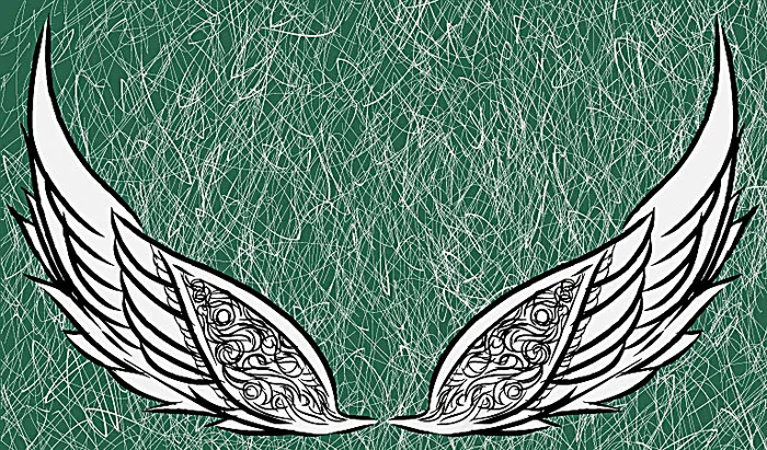 矢量翅膀背景素材eps,ai矢量模版下载