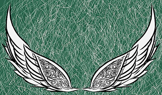 矢量翅膀背景素材