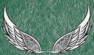 矢量翅膀背景素材