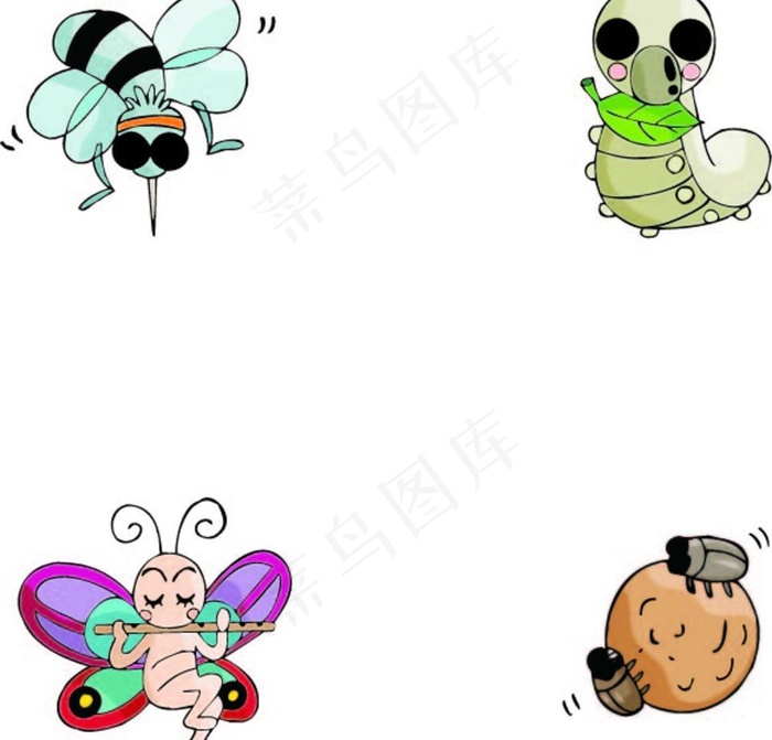 蚊子 毛毛虫 蝴蝶 屎图片