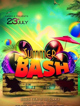 盛夏派对海报图片