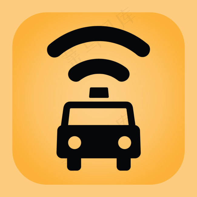 出租车wifi图标
