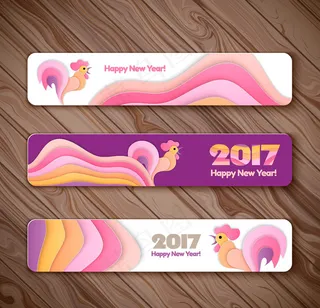 鸡年图案2017年设计