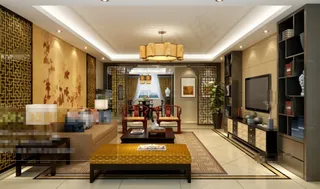 欧式豪宅豪华客厅