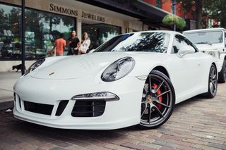 白色 超跑 交通 保时捷