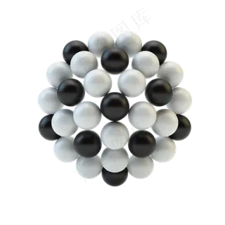 圆环圆形边框圆球PNG图片免扣素材