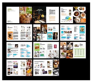 美食餐饮店酒手饮料牌介绍图片下载