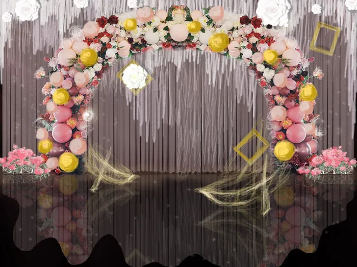 婚礼合影区