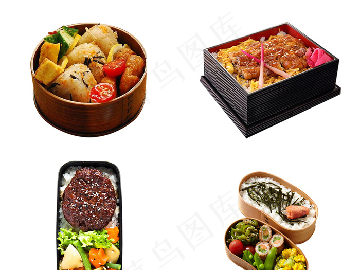 饿了么盒饭便当快餐食品PNG图片海...psd模版下载