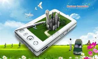 田园风光创意设计图片