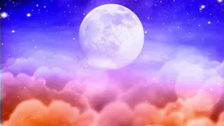 唯美中秋月圆舞台背景视频