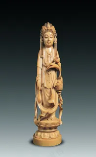 清 象牙观音佛像图片