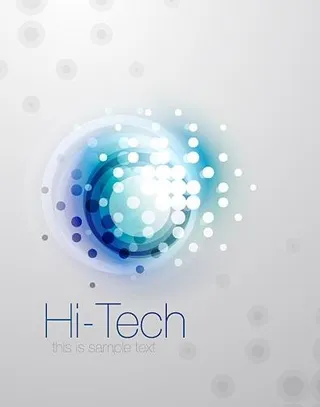 抽象蓝色水滴背景