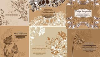 欧式花纹古典花纹底纹图片