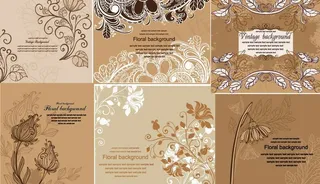 欧式花纹古典花纹底纹图片