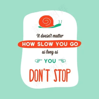 清新励志小蜗牛