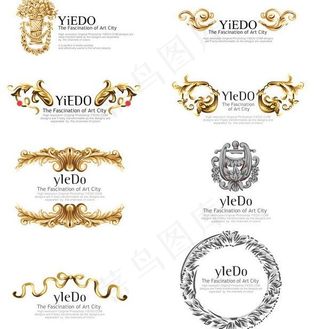 欧式超实用花纹图片