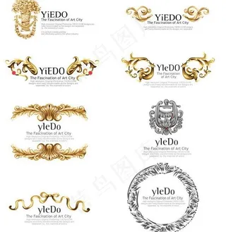 欧式超实用花纹图片