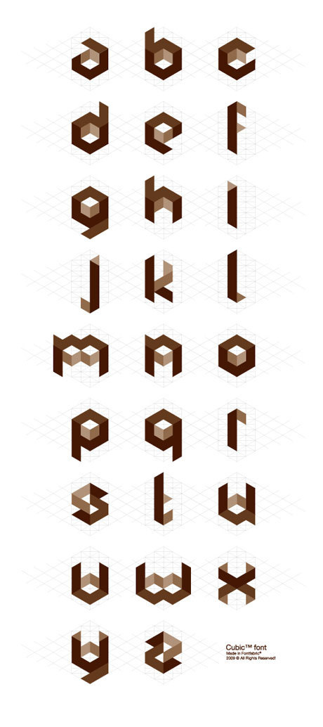 cube02空间字体矢量图eps,ai矢量模版下载