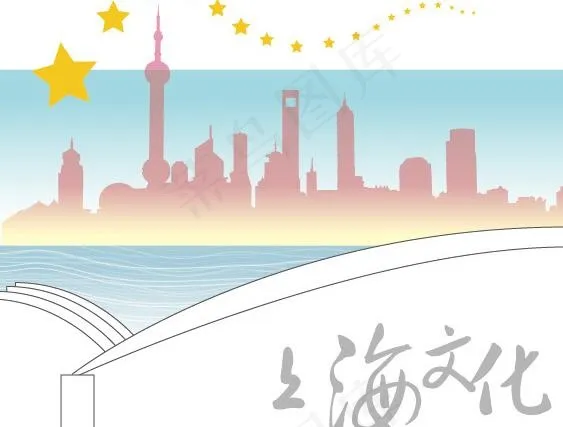 矢量东方明珠图片ai矢量模版下载