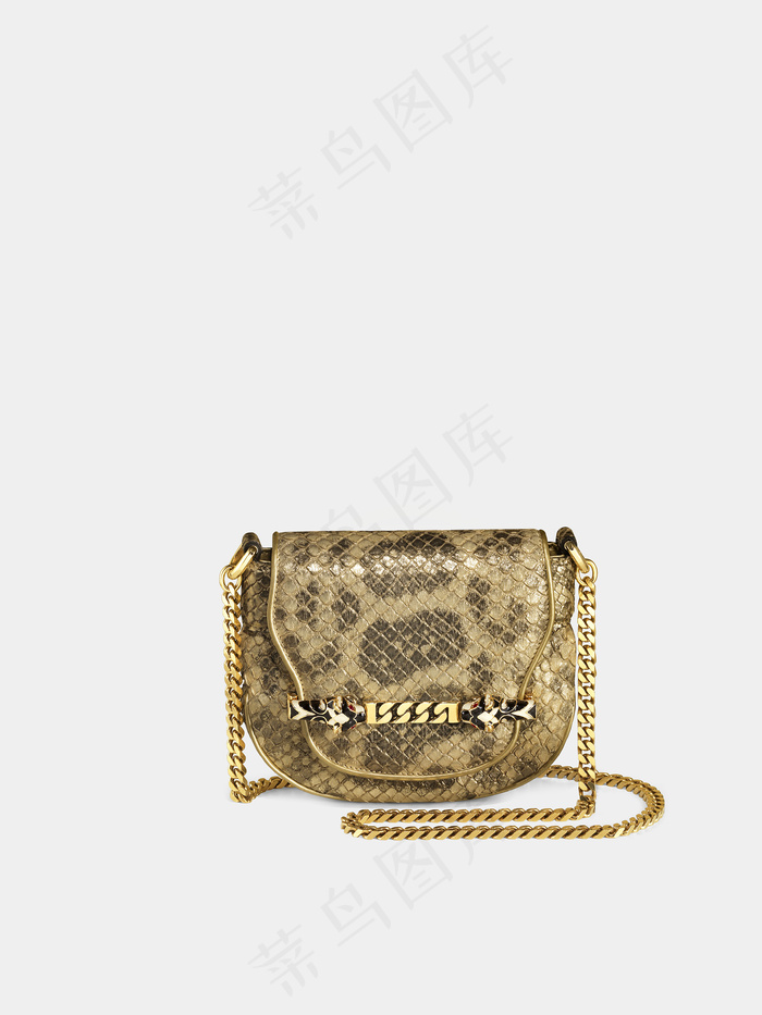 gucci 金色豹纹包图片