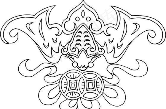 吉祥图案 黑白 中华传统 矢量 AI_0007