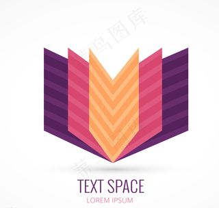 彩色抽象箭头图片