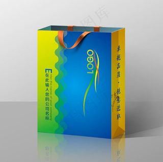 矢量手提袋 (注平面图)图片