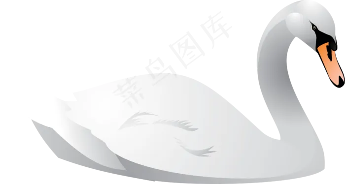免抠png图片ps素材天鹅