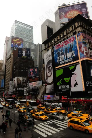 纽约 时代广场 街景图片
