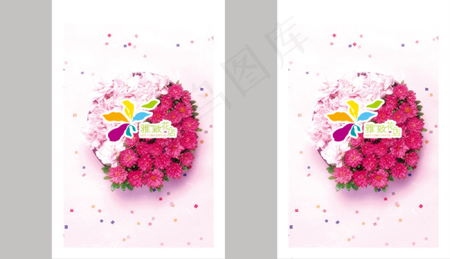 中国风PSD分层高清海报玫瑰