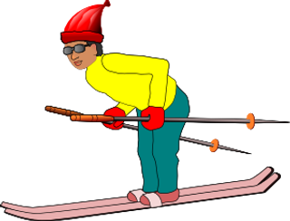 滑雪的人剪贴画
