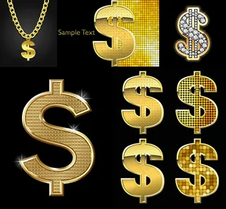 钻石货币符号矢量