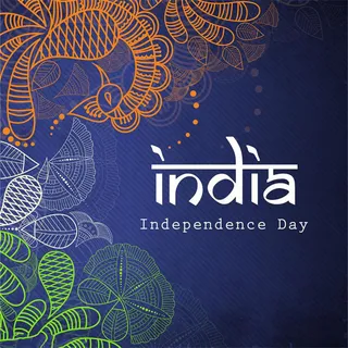 印度独立日海报背景图片