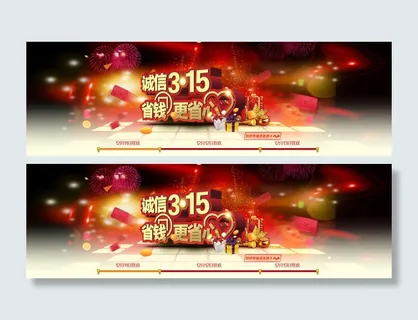 淘宝315展销海报