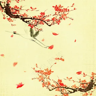 古风唯美风景电商直通车主图背景