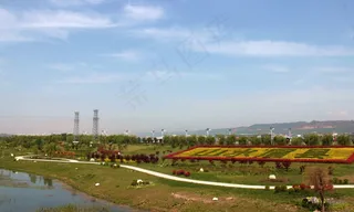 眉县渭河湿地公园图片