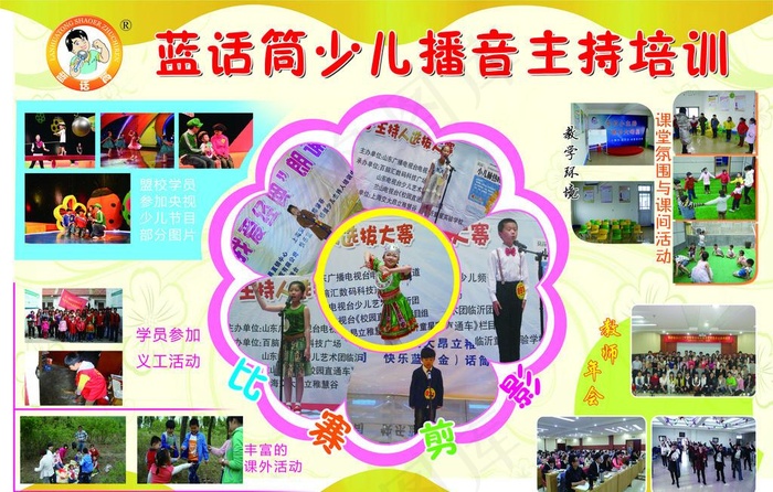 蓝话筒少儿播音主持培训