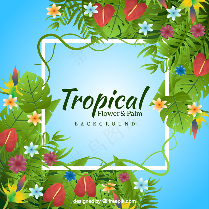 绿色背景矢量图