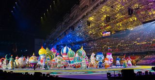 奥运会开幕节目表演现场