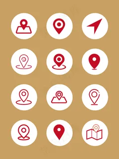 卡通名片我的常用地址图标手机icon素材