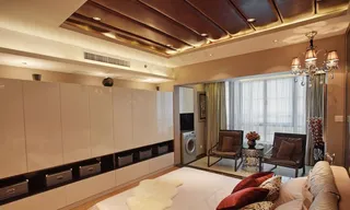 中式客厅装修设计效果图