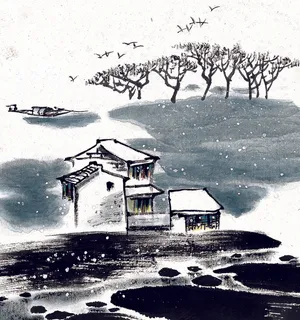 江南水乡冬季风韵