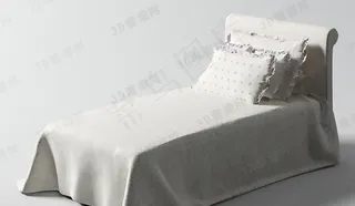 3D沙发床模型
