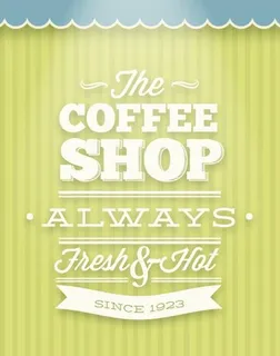 咖啡海报背景矢量素材图片